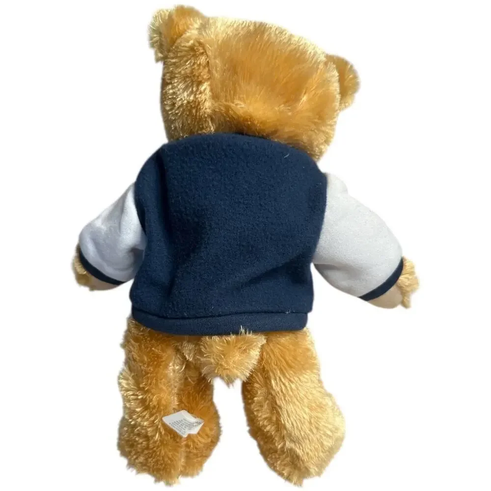 New England Patriots Coach Plush Bear in Varsity Jacket, 13 inch